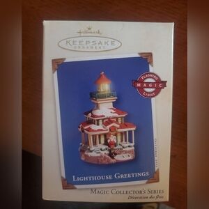 Hallmark "Lighthouse Greetings" Ornament.   2004.  Sixth In Series.